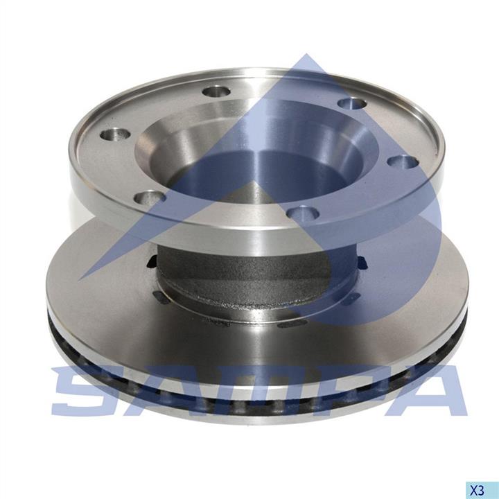 Sampa 079.043 Front brake disc ventilated 079043: Buy near me in Poland at 2407.PL - Good price!