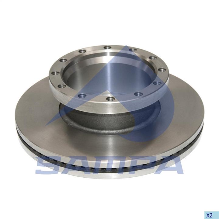 Sampa 060.316 Front brake disc ventilated 060316: Buy near me in Poland at 2407.PL - Good price!