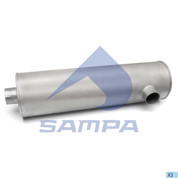 Sampa 079.176 Middle-/End Silencer 079176: Buy near me in Poland at 2407.PL - Good price!