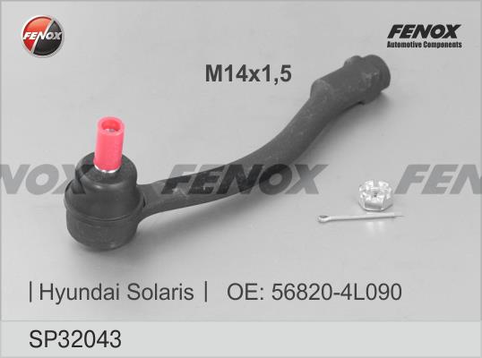 Fenox SP32043 Spurstangenkopf rechts SP32043: Kaufen Sie zu einem guten Preis in Polen bei 2407.PL!