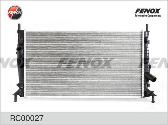 Fenox RC00027 Радиатор охлаждения двигателя RC00027: Отличная цена - Купить в Польше на 2407.PL!