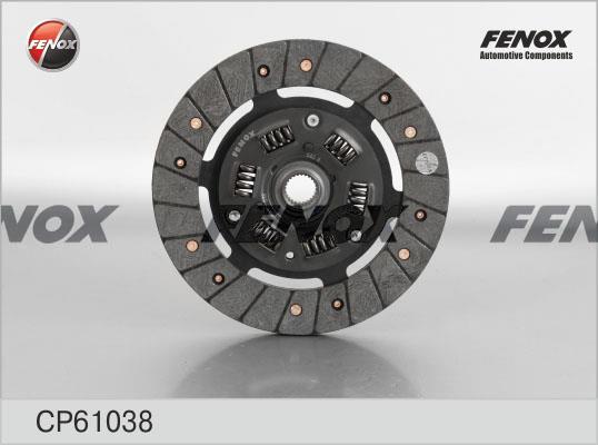 Fenox CP61038 Диск сцепления CP61038: Отличная цена - Купить в Польше на 2407.PL!