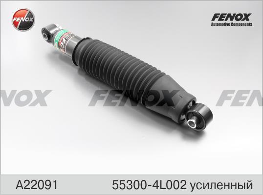 Fenox A22091 Rear oil and gas suspension shock absorber A22091: Buy near me in Poland at 2407.PL - Good price!