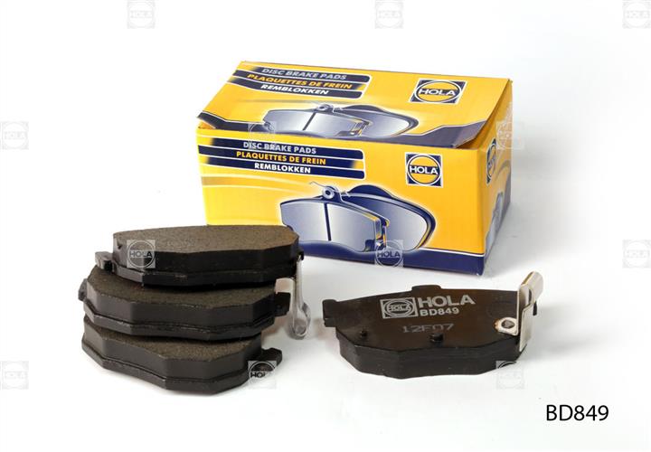 Hola BD849 Brake Pad Set, disc brake BD849: Buy near me in Poland at 2407.PL - Good price!