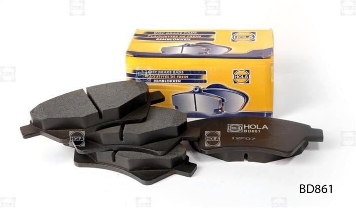 Hola BD861 Brake Pad Set, disc brake BD861: Buy near me in Poland at 2407.PL - Good price!