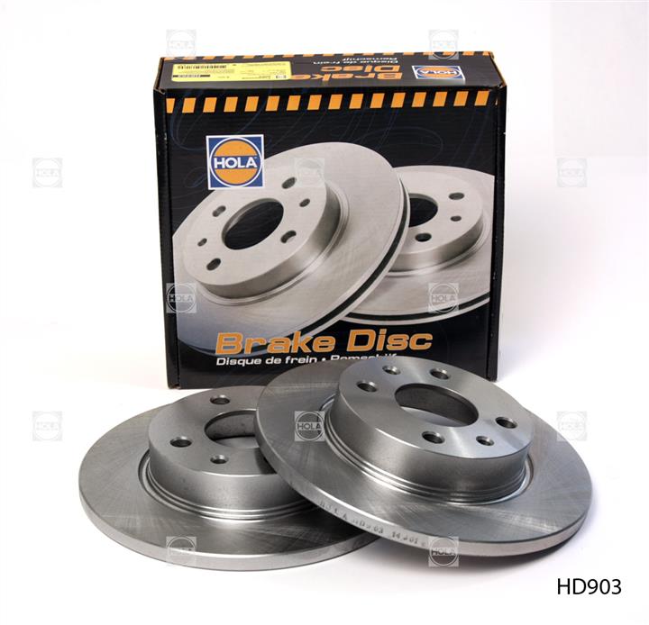 Unventilated front brake disc Hola HD903