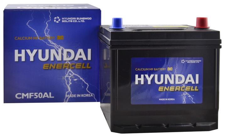 Akumulator Hyundai Enercell 12V 50AH 450A(EN) P+ Hyundai Enercell CMF50AL