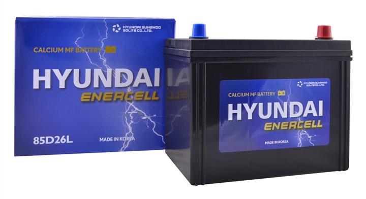 Hyundai Enercell 85D26L Аккумулятор Hyundai Enercell 12В 70Ач 620А(EN) R+ 85D26L: Отличная цена - Купить в Польше на 2407.PL!