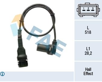 FAE 79454 Camshaft position sensor 79454: Buy near me in Poland at 2407.PL - Good price!