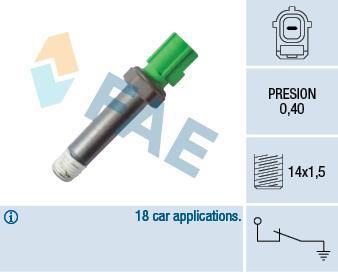 FAE 12616 Oil pressure sensor 12616: Buy near me in Poland at 2407.PL - Good price!