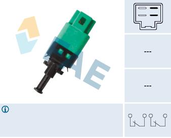 FAE 24781 Brake light switch 24781: Buy near me in Poland at 2407.PL - Good price!