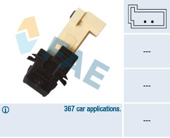 FAE 24998 Brake light switch 24998: Buy near me in Poland at 2407.PL - Good price!