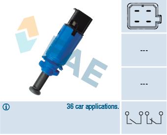 FAE 24910 Brake light switch 24910: Buy near me in Poland at 2407.PL - Good price!