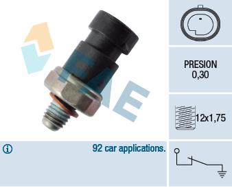 FAE 12435 Oil pressure sensor 12435: Buy near me in Poland at 2407.PL - Good price!