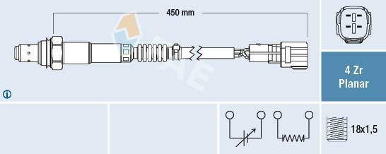 FAE 77555 Sonda lambda 77555: Dobra cena w Polsce na 2407.PL - Kup Teraz!