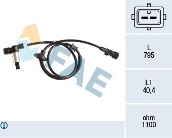 FAE 78193 Sensor ABS 78193: Kaufen Sie zu einem guten Preis in Polen bei 2407.PL!