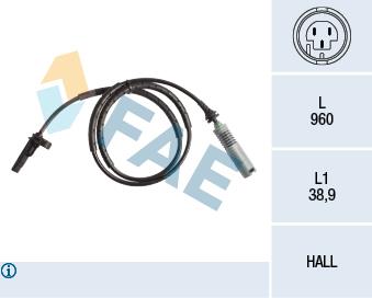 FAE 78182 Sensor ABS 78182: Buy near me in Poland at 2407.PL - Good price!