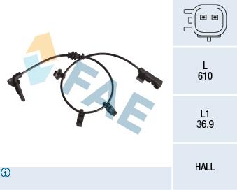 FAE 78237 Sensor ABS 78237: Buy near me in Poland at 2407.PL - Good price!