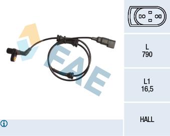 FAE 78160 Czujnik ABS 78160: Dobra cena w Polsce na 2407.PL - Kup Teraz!