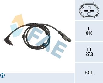 FAE 78240 Sensor ABS 78240: Buy near me in Poland at 2407.PL - Good price!