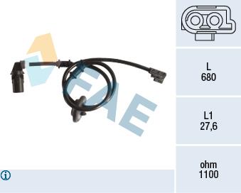 FAE 78199 Sensor ABS 78199: Buy near me in Poland at 2407.PL - Good price!