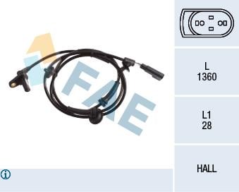 FAE 78216 Sensor, wheel 78216: Buy near me at 2407.PL in Poland at an Affordable price!