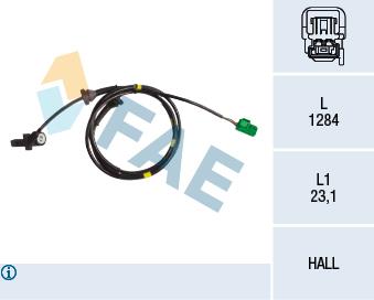 FAE 78158 Sensor ABS 78158: Buy near me in Poland at 2407.PL - Good price!