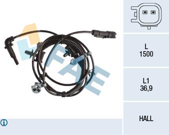 FAE 78238 Sensor ABS 78238: Buy near me in Poland at 2407.PL - Good price!