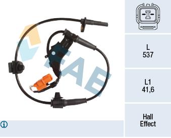 FAE 78231 Sensor ABS 78231: Kaufen Sie zu einem guten Preis in Polen bei 2407.PL!