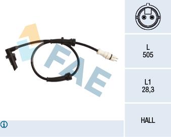 FAE 78217 Sensor ABS 78217: Buy near me in Poland at 2407.PL - Good price!