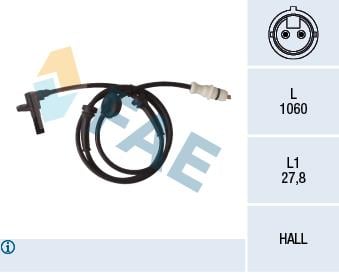 FAE 78253 Sensor ABS 78253: Buy near me in Poland at 2407.PL - Good price!