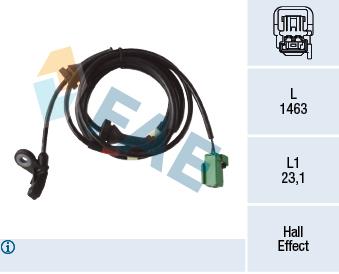 FAE 78272 Sensor ABS 78272: Buy near me at 2407.PL in Poland at an Affordable price!