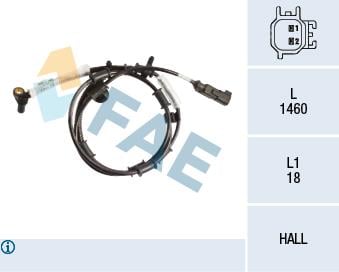 FAE 78215 Sensor, wheel 78215: Buy near me at 2407.PL in Poland at an Affordable price!