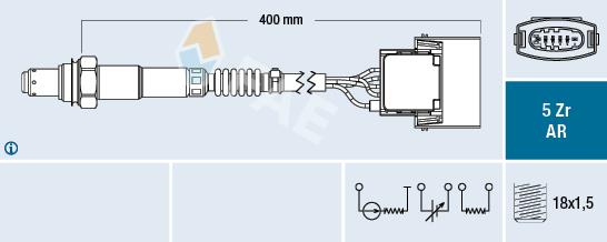 FAE 75016 Sonda lambda 75016: Dobra cena w Polsce na 2407.PL - Kup Teraz!