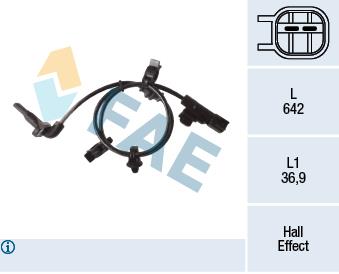 FAE 78306 Sensor ABS 78306: Buy near me in Poland at 2407.PL - Good price!
