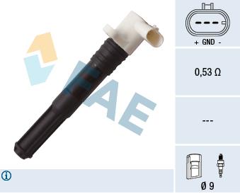 FAE 80266 Ignition coil 80266: Buy near me in Poland at 2407.PL - Good price!