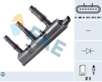 FAE 80258 Котушка запалювання 80258: Приваблива ціна - Купити у Польщі на 2407.PL!