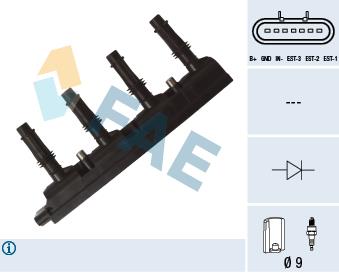 FAE 80322 Ignition coil 80322: Buy near me in Poland at 2407.PL - Good price!