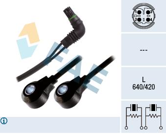 FAE 60255 Knock sensor 60255: Buy near me in Poland at 2407.PL - Good price!