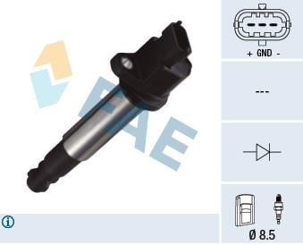 FAE 80359 Ignition coil 80359: Buy near me at 2407.PL in Poland at an Affordable price!