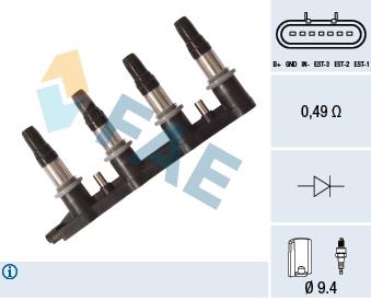 FAE 80353 Ignition coil 80353: Buy near me in Poland at 2407.PL - Good price!