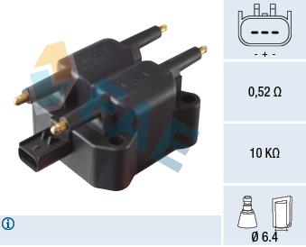 FAE 80349 Ignition coil 80349: Buy near me at 2407.PL in Poland at an Affordable price!