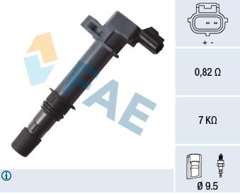 FAE 80345 Ignition coil 80345: Buy near me in Poland at 2407.PL - Good price!