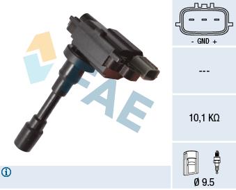 FAE 80343 Ignition coil 80343: Buy near me in Poland at 2407.PL - Good price!