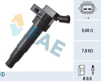 FAE 80341 Ignition coil 80341: Buy near me in Poland at 2407.PL - Good price!