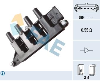 FAE 80340 Ignition coil 80340: Buy near me in Poland at 2407.PL - Good price!