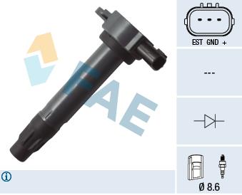 FAE 80338 Ignition coil 80338: Buy near me in Poland at 2407.PL - Good price!