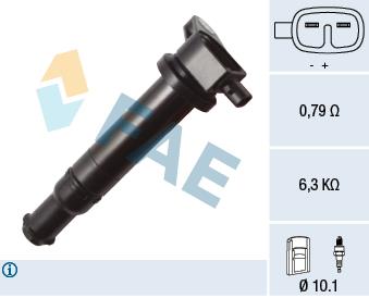 FAE 80334 Ignition coil 80334: Buy near me in Poland at 2407.PL - Good price!