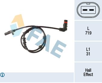 FAE 78282 Sensor ABS 78282: Kaufen Sie zu einem guten Preis in Polen bei 2407.PL!