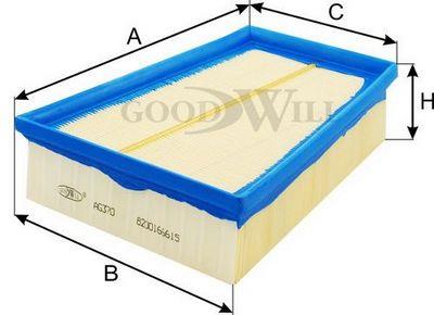 Goodwill AG 370 Air filter AG370: Buy near me in Poland at 2407.PL - Good price!